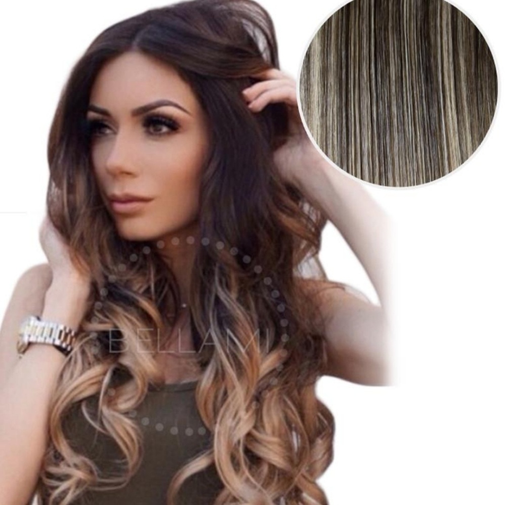 Bellami BALAYAGE 
HAIR EXTENSIONS #1C MOCHACHINO B